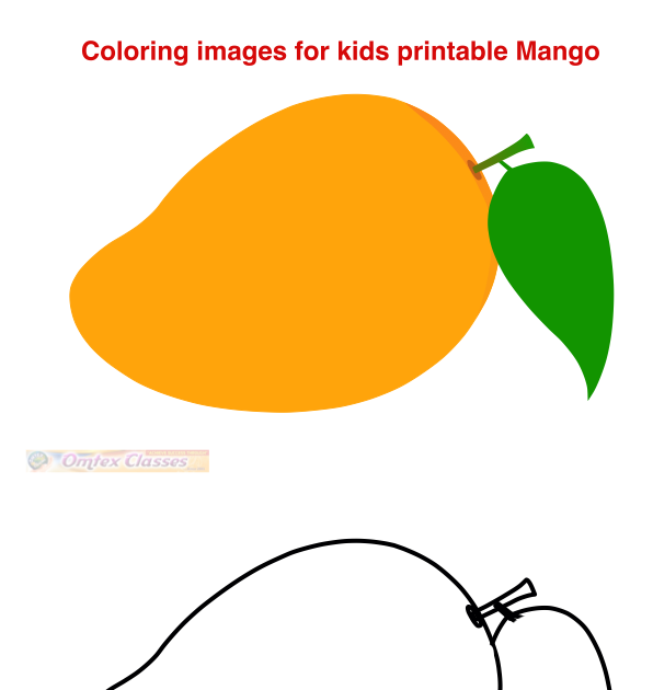 Mandala Mango Coloring Page For Kids 7532931 Vector Art at Vecteezy
