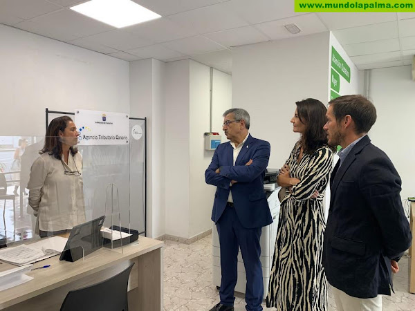 Román Rodríguez inaugura nuevas dependencias de la ATC en Los Llanos de Aridane