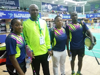 Team Nigeria Begins All Africa Senior Badminton Championships on a brighter note