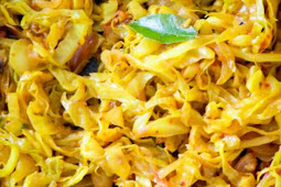 SPICY CHILLI CABBAGE STIR-FRY(SRI LANKAN).