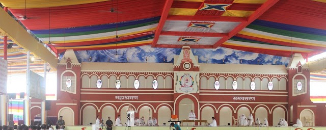 RSS Sarsanghachalak Mohan Ji Bhagwat participates in Chaturmas Vrat with Jain Acharya Mahashraman