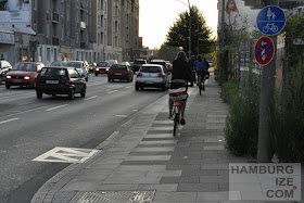 Stresemannstraße / Kieler Straße: Wegfall des Radweges