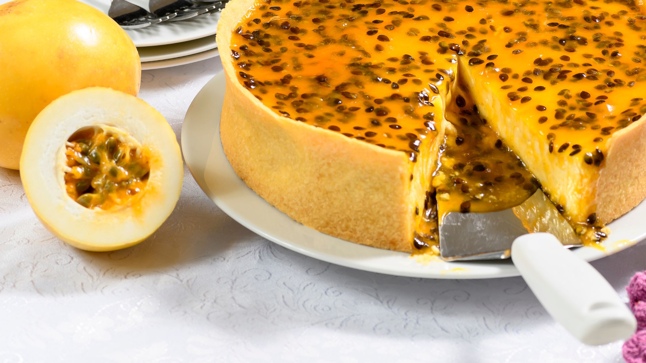 Deliciosa Torta de Maracujá: Uma Sobremesa Exótica e Saborosa.