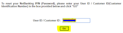 HDFC Bank - Forgot IPIN Password