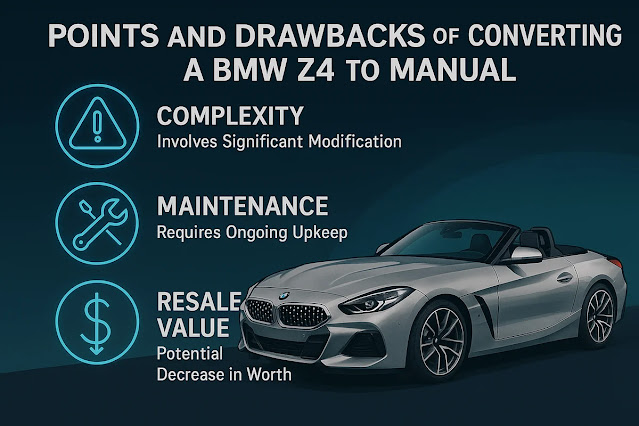 BMW Z4をMT化する際の注意点・デメリット