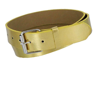 B570 Mens Belt With Silver Roller Buckle COLORS 1 1/2...