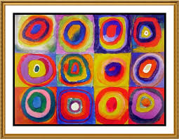 Vassily Kandinsky va néixer a Moscou el 4 de desembre de 1866.  Se'l considera fundador de la pintura abstracta i és un dels innovadors més importants de l'art modern. Va estudiar pintura i dibuix, piano i violoncel, i també dret i economia. 