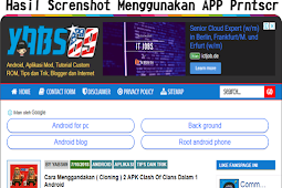 Cara Mengambil Foto / Screanshot Pada Layar Komputer Dan Laptop Dengan Simple