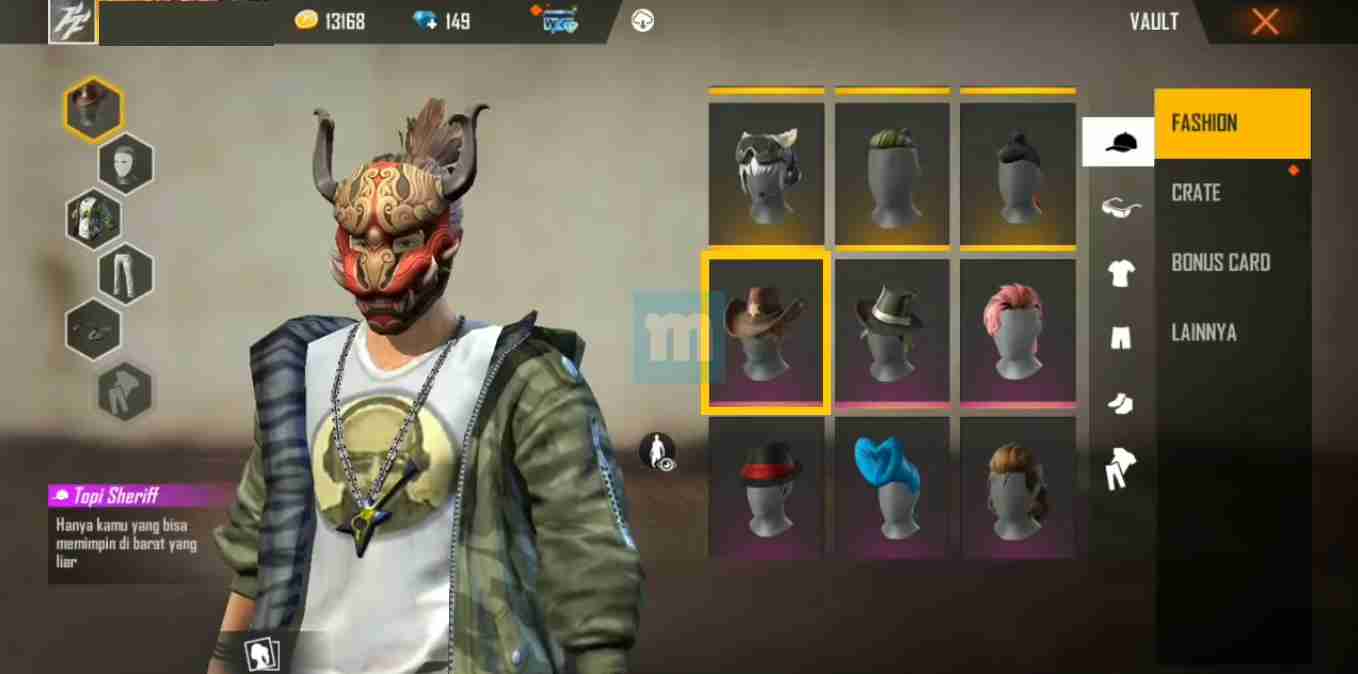 20 Gambar Topeng Oni Free Fire