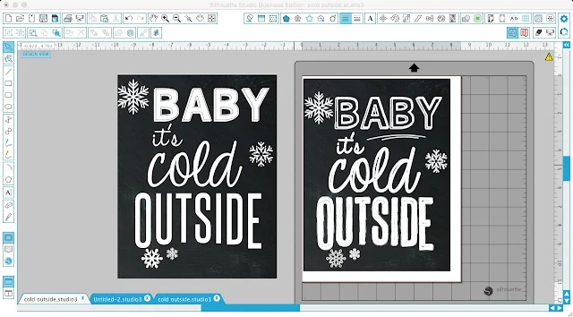 Silhouette Studio, Silhouette tutorial, chalkboard style font