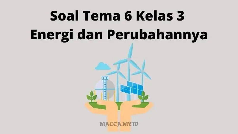 Soal Tema 6 Kelas 3 Energi dan Perubahannya