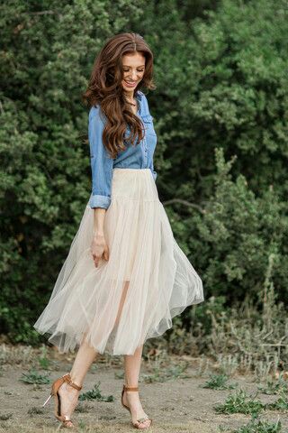 Tulle skirt