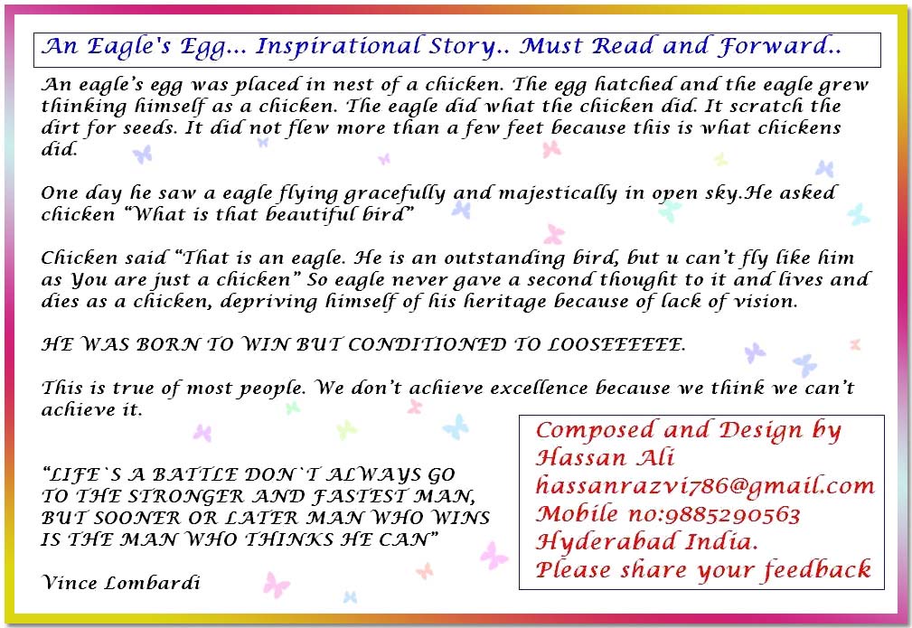 An Eagle S Egg Beautiful Inspiring Story