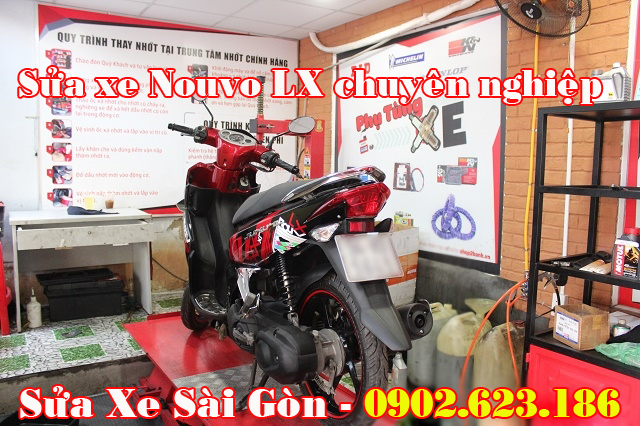 Sửa xe Yamaha Nouvo LX 135 chuyên nghiệp tại Tp.HCM