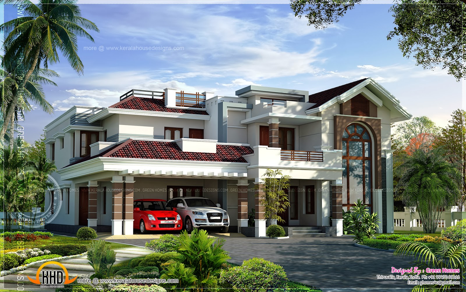400 square yards luxury villa  design Indian  House  Plans 