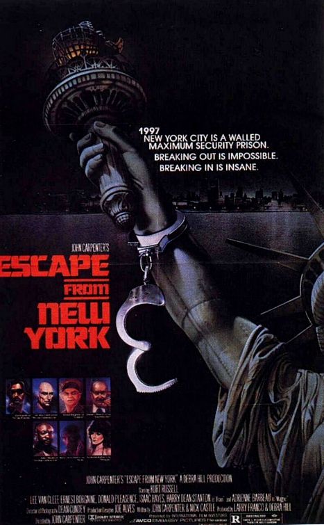 Escape from New York movie poster