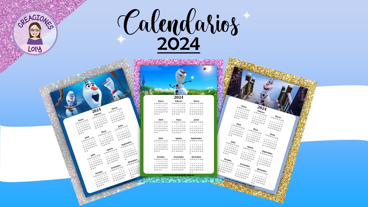 Creaciones Loly: Calendario 2024 Nezuco