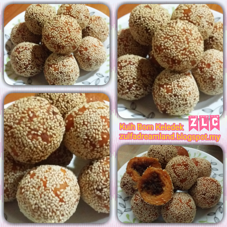 ZULFAZA LOVES COOKING: Kuih Bom Keledek