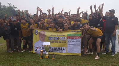 Caleg DPRD Kabupaten Bogor Dapil 1 Golkar Buka Kompetisi Bola HM CUP 2023