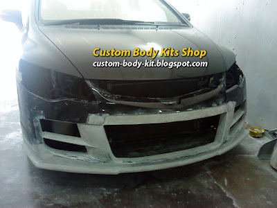 Front Bumper Custom Body Kit - Honda Civic FD2 part 2