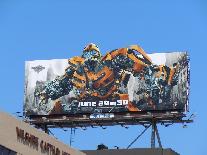 Bumblebee Transformers Dark of the Moon billboard