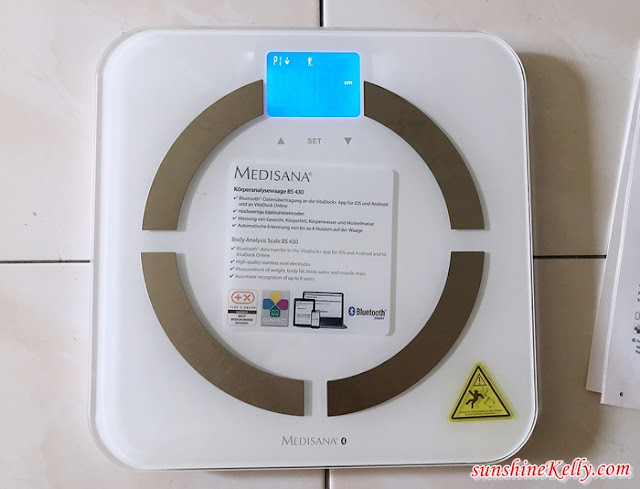 Medisana, BS 430 Connect, Body Analysis Scale, Fitness Review, VitaDock+ app, Fitness App, Body Scale Review