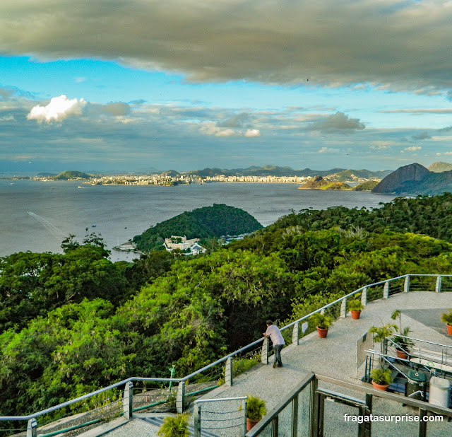 A Baía de Guanabara vista do Morro da Urca