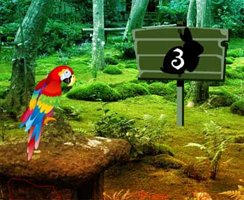 Juegos de Escape - Scarlet Macaw Forest Escape