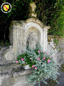 SAINT-OUEN-LES-PAREY (88) - Statue de Sainte-Ode (XVIIIe siècle)