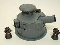 40K warhammer wargame terrain 25-28 mm heavy cannon turret