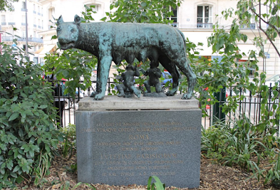 Lupa gemellaggio Roma Parigi