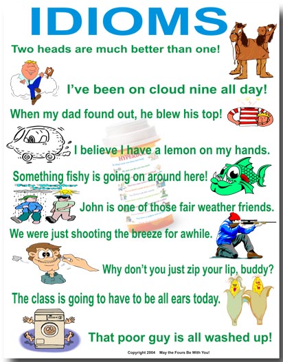 Idioms English Subject Area