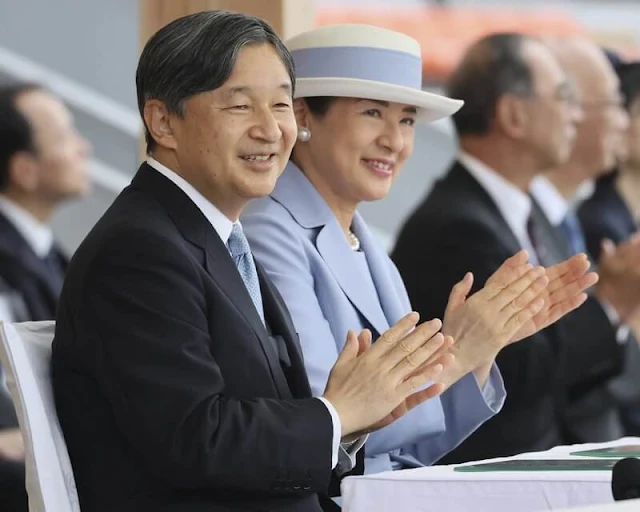 Emperor Naruhito and Empress Masako attended the opening ceremony of the National Sports Festival 2023