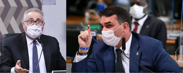 Flavio Bolsonaro leva Calheiros ao Conselho de Ética do Senado.