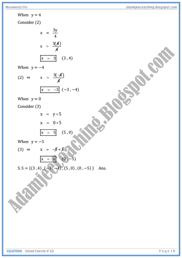 equations-exercise-3-8-mathematics-11th