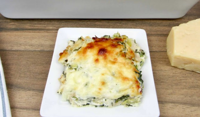 Spinach Artichoke Chicken Casserole – Keto and Low Carb #lowcarb #dinner