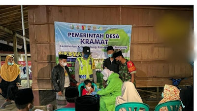 Kades Kramat Sampang Madura Adakan Vaksinasi Booster Anak-Anak Hingga Orang Dewasa