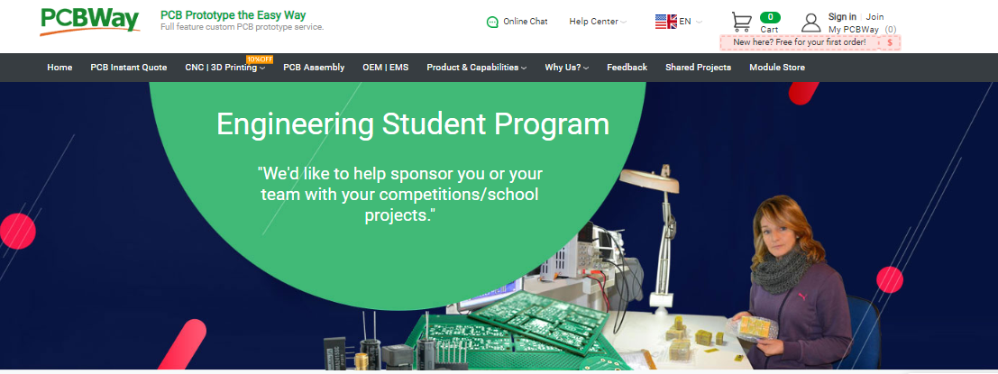 PCBWay is Helping Engineering Students & Sponsoring Competitions & School Projects
