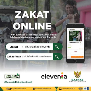 ZAKAT ONLINE  via Elevenia
