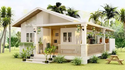 teras rumah minimalis