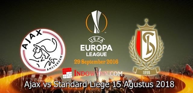 Prediksi pertandingan Ajax vs Standard Liege 15 Agustus 2018