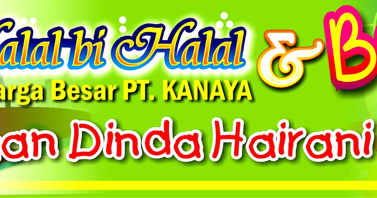Desain foto & desain gambar: Desain Spantuk Halal bi Halal 