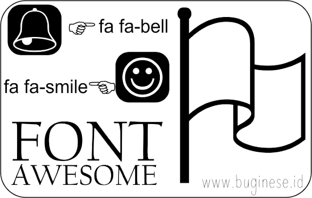 cara memasang code font awesome di website atau blog