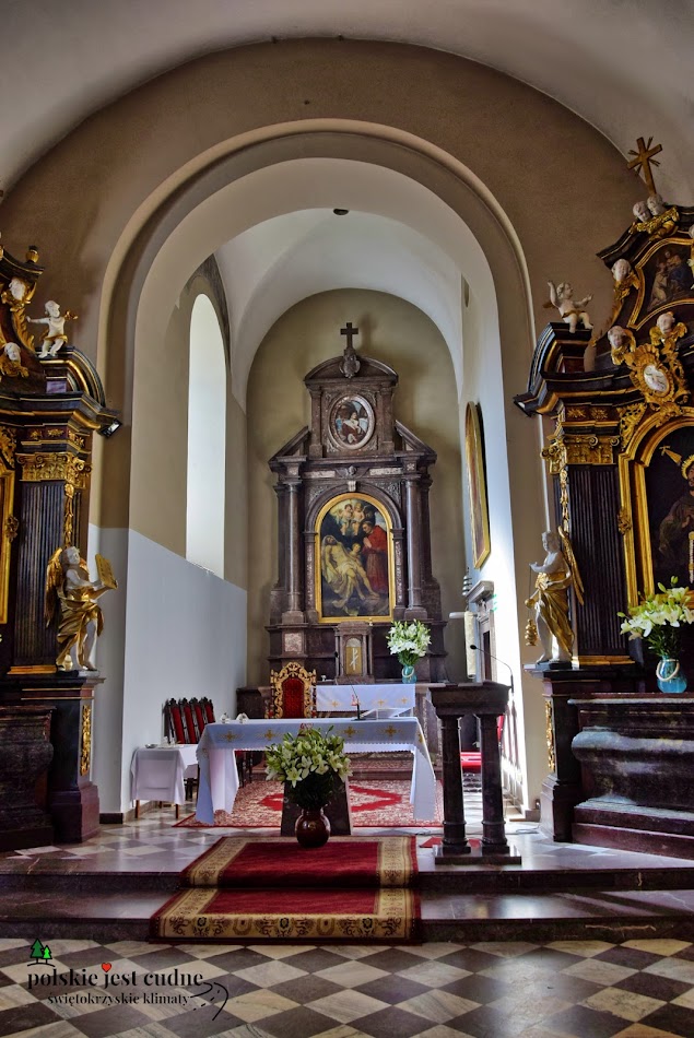 ołtarz-kościele-Karczówka- klasztor-kościół p.w. św. Karola Boromeusza-zabytek