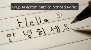 Grup Telegram Belajar Bahasa Korea