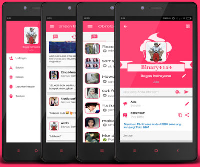 Download BBM Pinky V3.0.0.18 Apk Terbaru