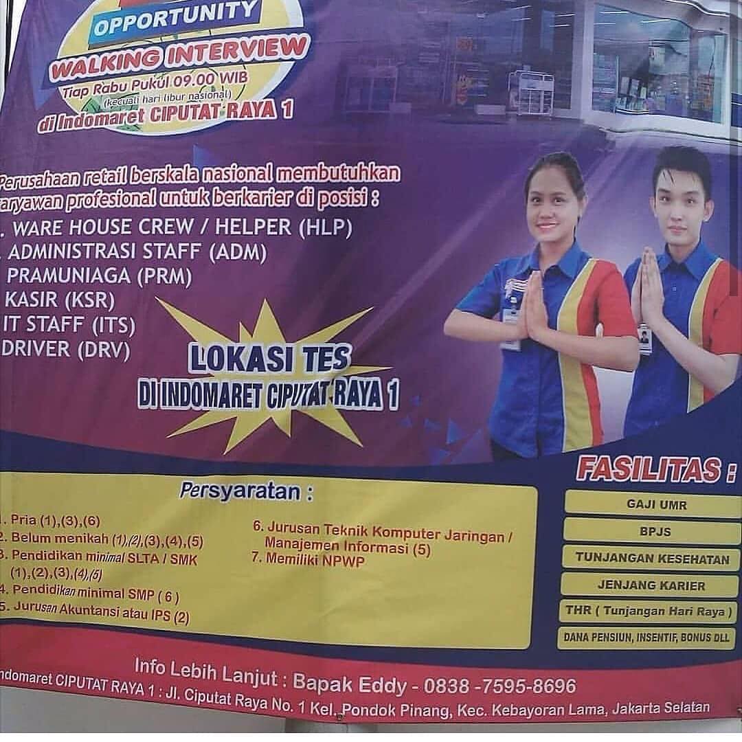 Tugas Staff Admin Indomart / Bulan Ini Lowongan Kerja Demak 2020 Loker Demak 2020 Terbaru Job ...