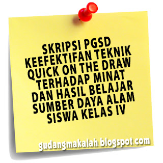 contoh skripsi pgsd