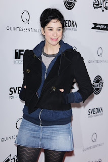 Sarah Silverman at the Super Premiere