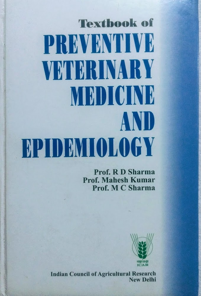 Textbook of Preventive Veterinary Medicine And Epidemiology  ICAR 